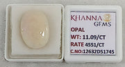 11.09/CT Natural FIRE OPAL with Govt. Lab Certificate-12632D51745